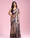 Cream Elegance Saree